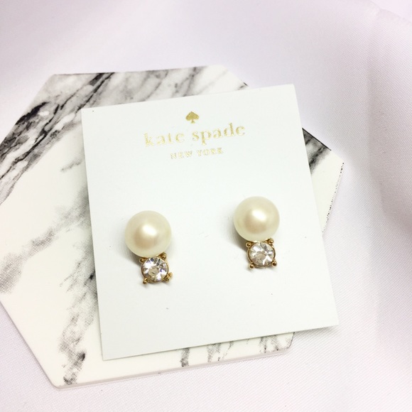 kate spade Jewelry - Kate Spade pearls of wisdon imitation pearl stud